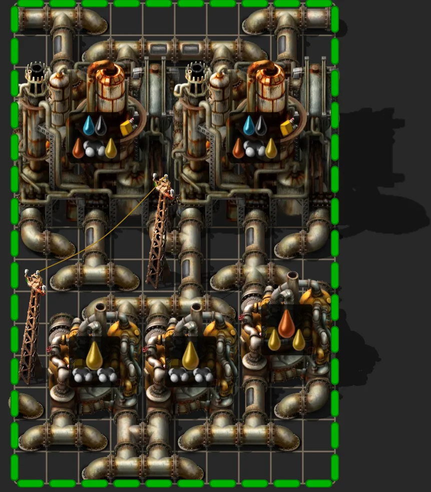 Advanced Oil Processing Blueprints - Factorio Blueprints